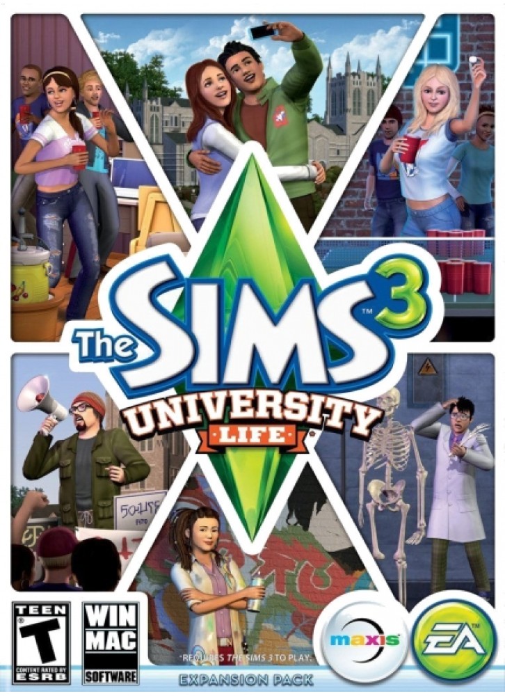 Sims 3 University Free Download Mac